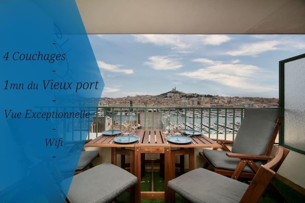 Terrace Apartment Old Port Exceptional View Marseille Eksteriør billede