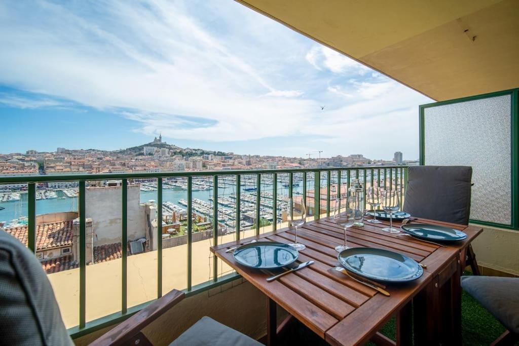 Terrace Apartment Old Port Exceptional View Marseille Eksteriør billede