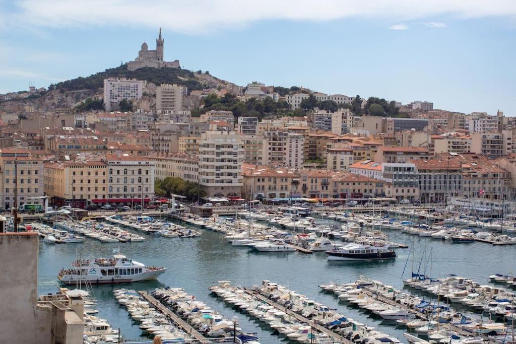 Terrace Apartment Old Port Exceptional View Marseille Eksteriør billede