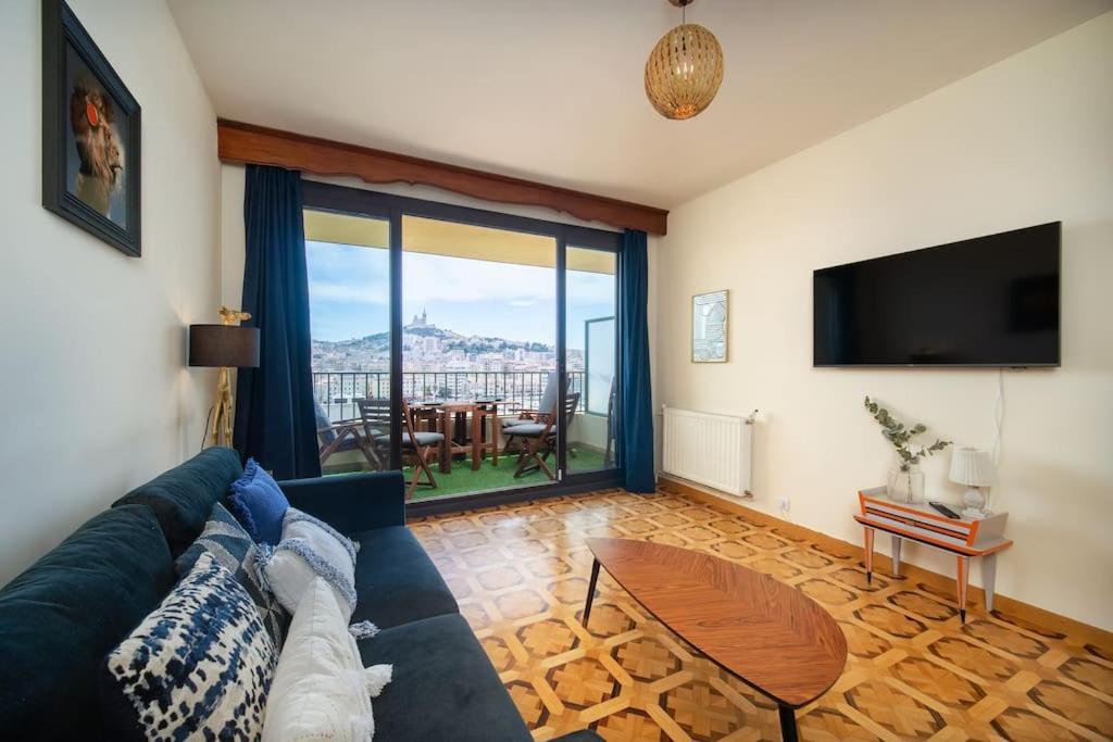 Terrace Apartment Old Port Exceptional View Marseille Eksteriør billede